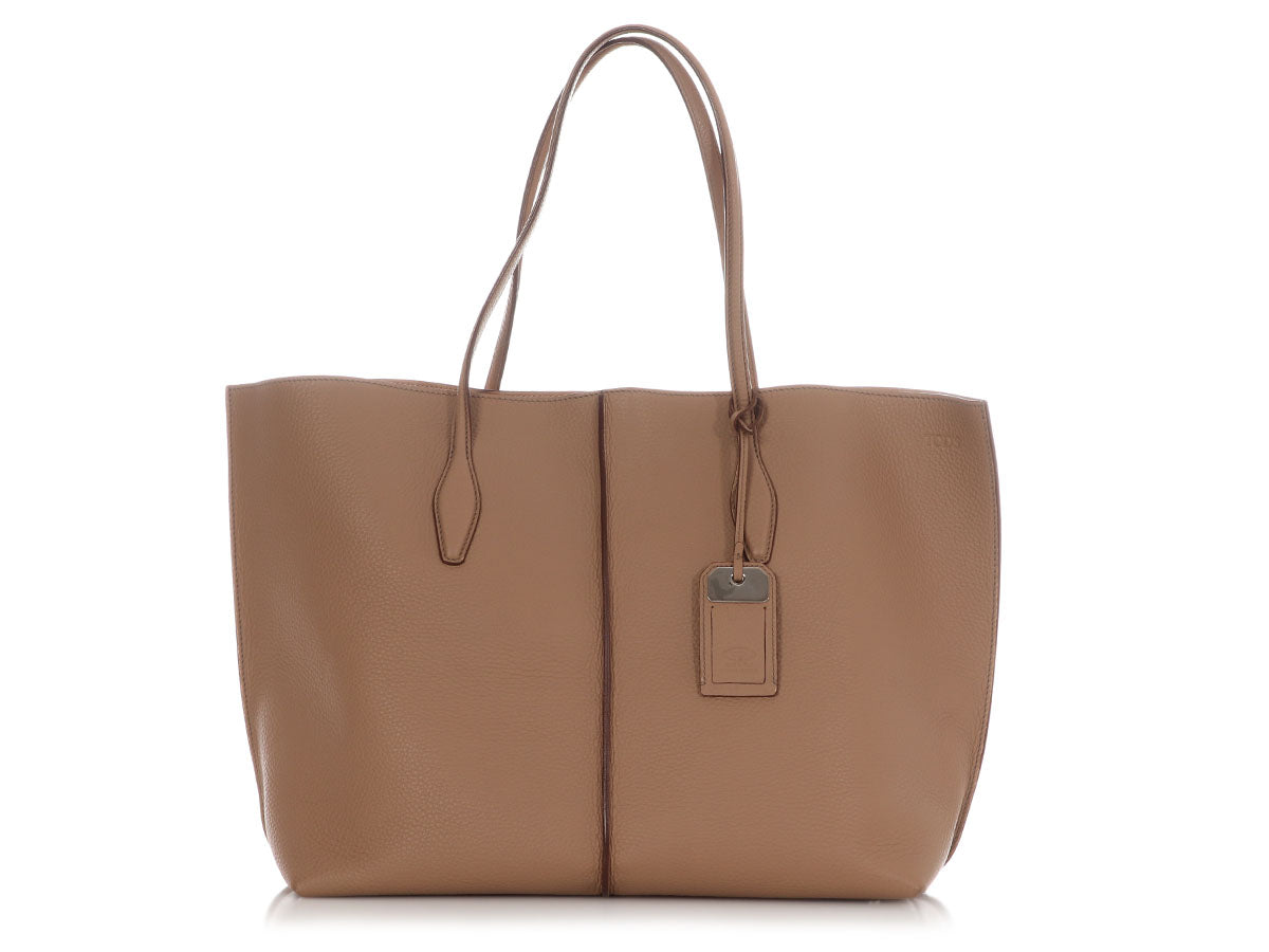 Tod
s Large Beige Joy Tote