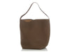 The Row Large Taupe Calfskin N/S Park Tote Bag