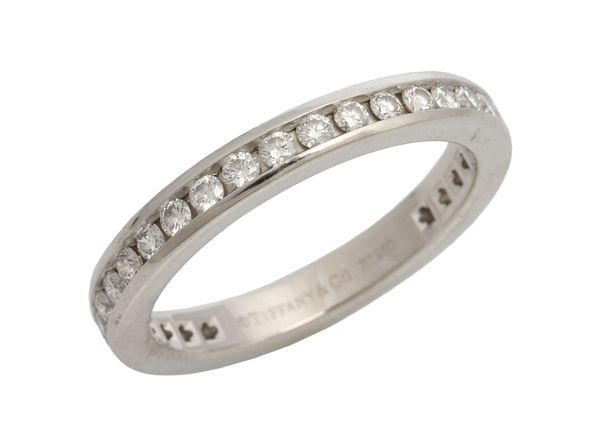 Tiffany 
Co. Platinum Diamond Eternity Band 0.56 Carat