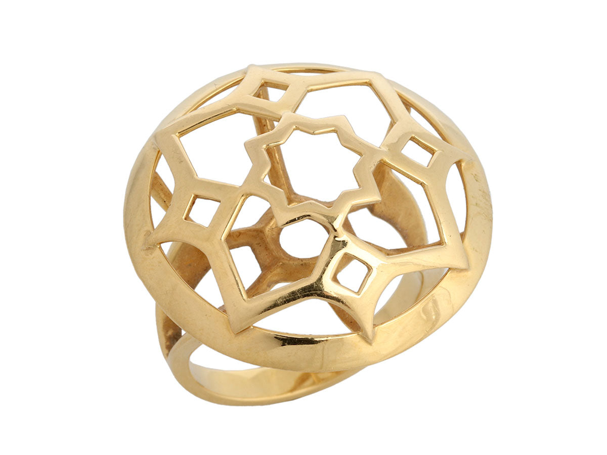Tiffany & Co. 18K Yellow Gold Marrakesh Zellige Ring