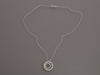 Tiffany & Co. Platinum Diamond Jazz Swing Circle Pendant Necklace