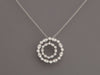 Tiffany & Co. Platinum Diamond Jazz Swing Circle Pendant Necklace