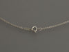Tiffany & Co. 18K White Gold Diamond Atlas Bar Necklace
