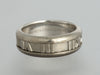Tiffany & Co. 18K White Gold Atlas Band Ring