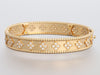 Van Cleef & Arpels 18K Yellow Gold Diamond Perlée Bracelet
