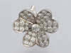 Van Cleef & Arpels Small 18K White Gold Diamond Frivole Pierced Earrings