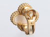 Van Cleef & Arpels 18K Yellow Gold MOP Vintage Alhambra Pierced Earrings