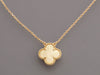 Van Cleef & Arpels LE 18K Yellow Gold MOP Princess Grace Vintage Alhambra Pendant Necklace