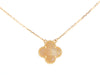Van Cleef & Arpels LE 18K Yellow Gold MOP Princess Grace Vintage Alhambra Pendant Necklace