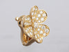Van Cleef & Arpels Small 18K Yellow Gold Pavé Diamond Frivole Earrings