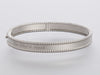 Van Cleef & Arpels 18K White Gold Perlée Signature Bracelet