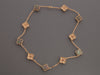 Van Cleef & Arpels 18K Rose Gold Diamond and Gray MOP Vintage Alhambra 50th Anniversary Necklace