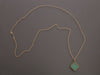 Van Cleef & Arpels 18K Yellow Gold Malachite Magic Alhambra Long Pendant Necklace