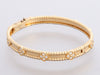 Van Cleef & Arpels 18K Yellow Gold Diamond Perlée Sweet Clovers Bracelet