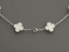 Van Cleef & Arpels 18K White Gold MOP 10-Motif Vintage Alhambra Necklace