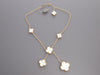 Van Cleef & Arpels 18K Yellow Gold MOP 6-Motif Magic Alhambra Necklace