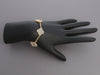 Van Cleef & Arpels 18K Yellow Gold Rock Crystal Vintage Alhambra Bracelet
