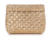 Valentino Medium Dark Gold Python Rockstud Spike Bag