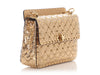 Valentino Medium Dark Gold Python Rockstud Spike Bag