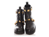 Valentino Black Roman Stud Leather Ankle Boots