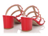 Valentino Red Rockstud Slide Sandals 60