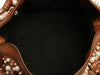 Valentino Brown Pearl Shoulder Bag