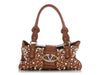 Valentino Brown Pearl Shoulder Bag