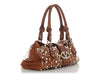 Valentino Brown Pearl Shoulder Bag