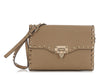 Valentino Small Beige Rockstud Crossbody Bag