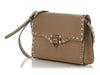 Valentino Small Beige Rockstud Crossbody Bag