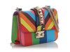 Valentino Mini Rainbow Glam Lock Rockstud Flap