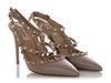 Valentino Poudre Rockstud Ankle Strap Pumps
