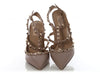 Valentino Poudre Rockstud Ankle Strap Pumps