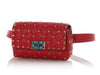 Valentino Red Quilted Rockstud Belt Bag
