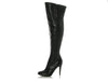 Valentino Black Leather Knee-High Boots