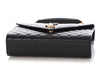 Saint Laurent Medium Black Triquilt Envelope Chain Bag