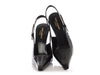 Saint Laurent Black Lee Slingback Pumps