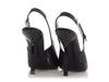 Saint Laurent Black Lee Slingback Pumps