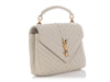 Saint Laurent Medium Crema Grain De Poudre Envelope Bag