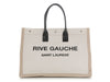 Saint Laurent Large Beige Canvas Rive Gauche Tote