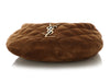 Saint Laurent Cognac Quilted Suede Icarino