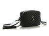 Saint Laurent Medium Black Matelassé Lou Camera Bag