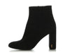Saint Laurent Black Suede LouLou 95 Zip Ankle Boots