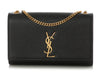 Saint Laurent Medium Black Grain de Poudre Kate