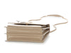 Saint Laurent Medium Beige Croc-Embossed Sunset