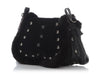 Yves Saint Laurent Fur & grommets leather satchel