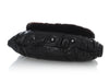 Yves Saint Laurent Fur & grommets leather satchel