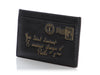 YSL Black Patent Y-Mail Card Case