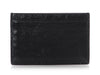 YSL Black Patent Y-Mail Card Case