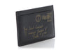 YSL Black Patent Y-Mail Card Case